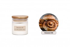 Cinnamon roll - aromatična sveća od sojinog voska sa drvenim fitiljem (110gr)
